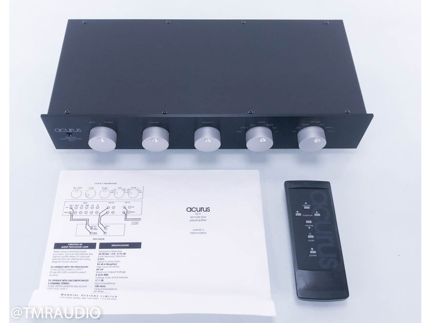 Acurus RL11 Stereo Preamplifier w/ Remote (11763)