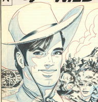 Ingles- GunFighter #12- Original Cover Art (1949) | Russ Cochran