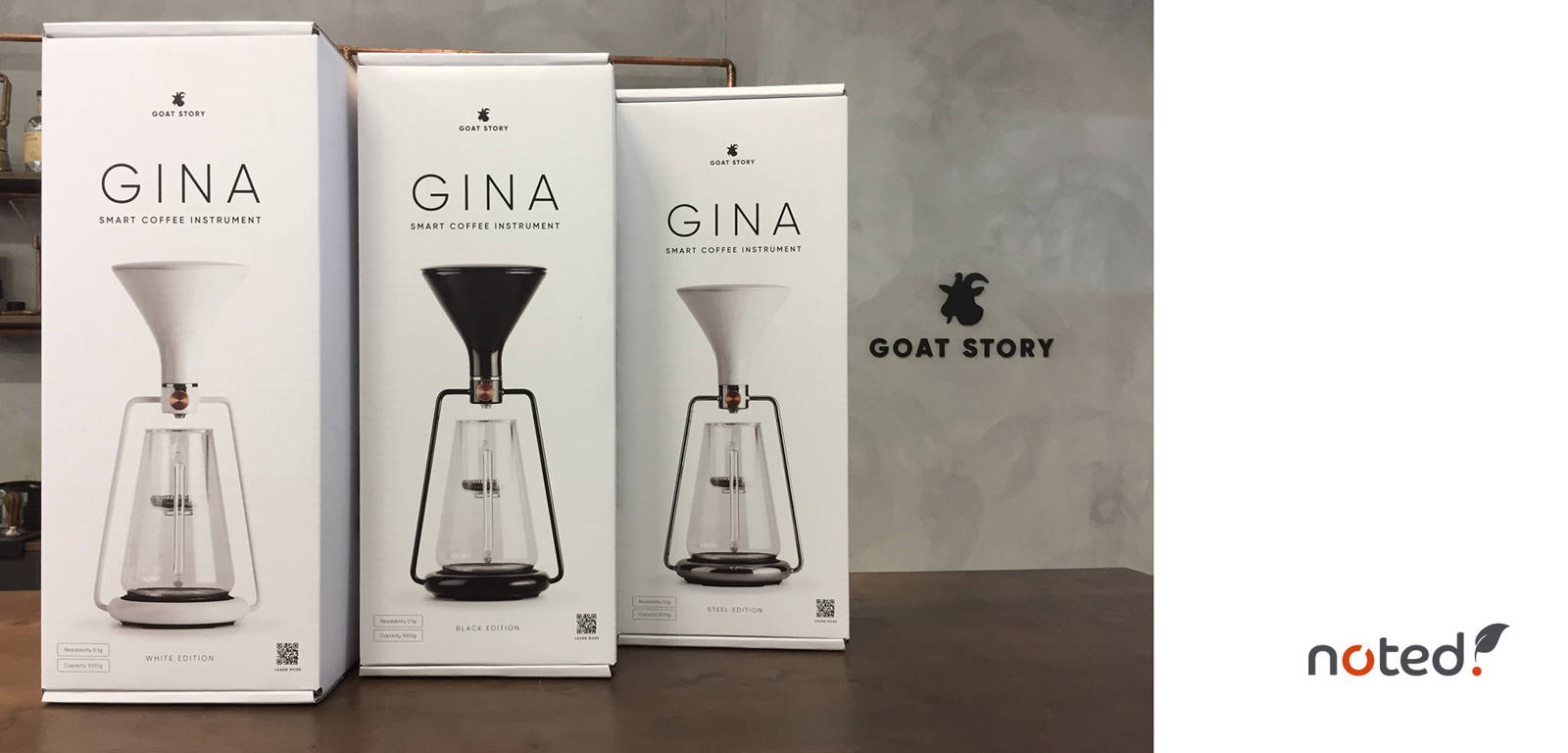 GINA goat story ブラック ジーナ スマートコーヒーメーカー 箱有