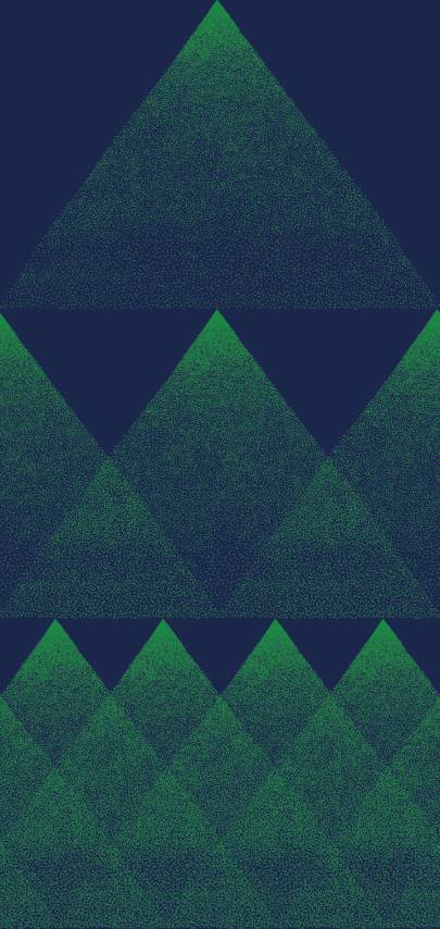 011000690501 green blue statement geometric triangle wallpaper panel