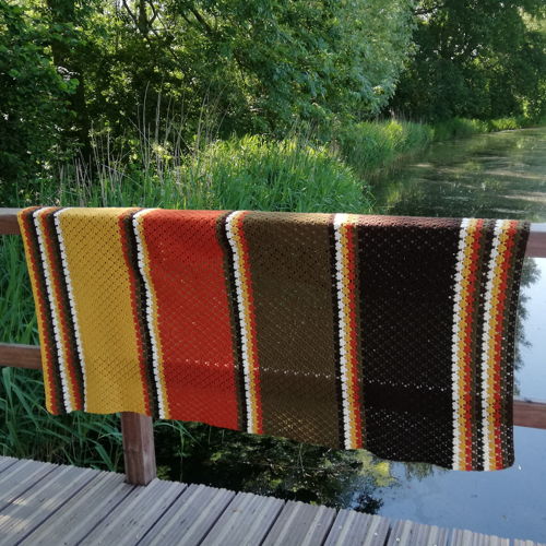 Retro woondeken "Autumn glory"