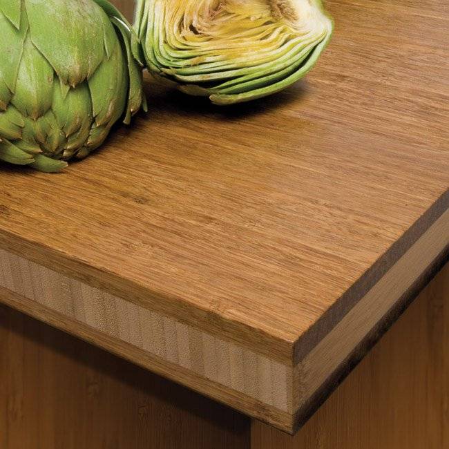 Sustainable Bamboo Countertop in Eco Conversion Van - The Vansmith Green Package