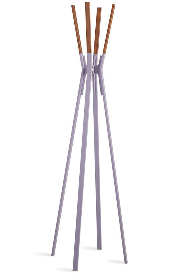 Blu Dot Splash Coat Rack in Lilac