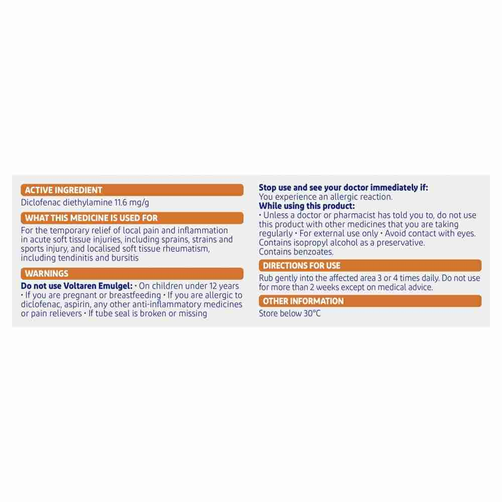 Voltaren Emulgel 20G - Image 3