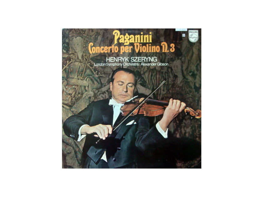 Philips / SZERYNG-GIBSON, - Paganini Violin Concertos No.3,  MINT!
