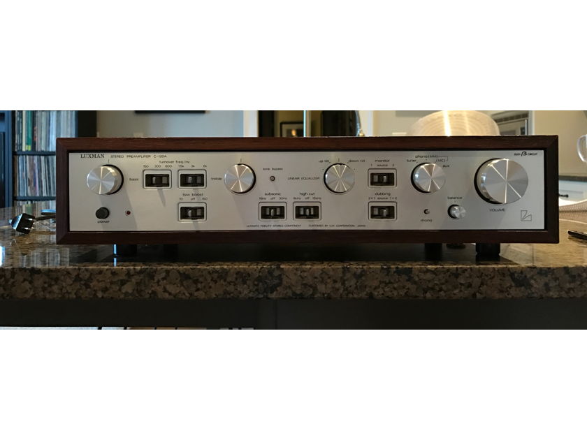 LUXMAN C-120a Preamp Vintage  early 80's beautiful condition