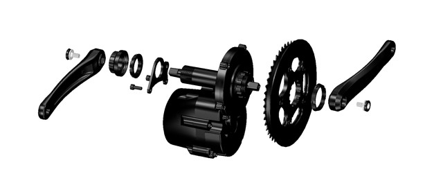 48V 1500W Electric bike conversion kit wiring diagram