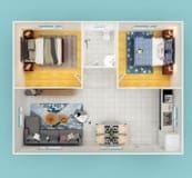 2 Bedroom 57M2 Granny Flat House, Factory Built - Image 3