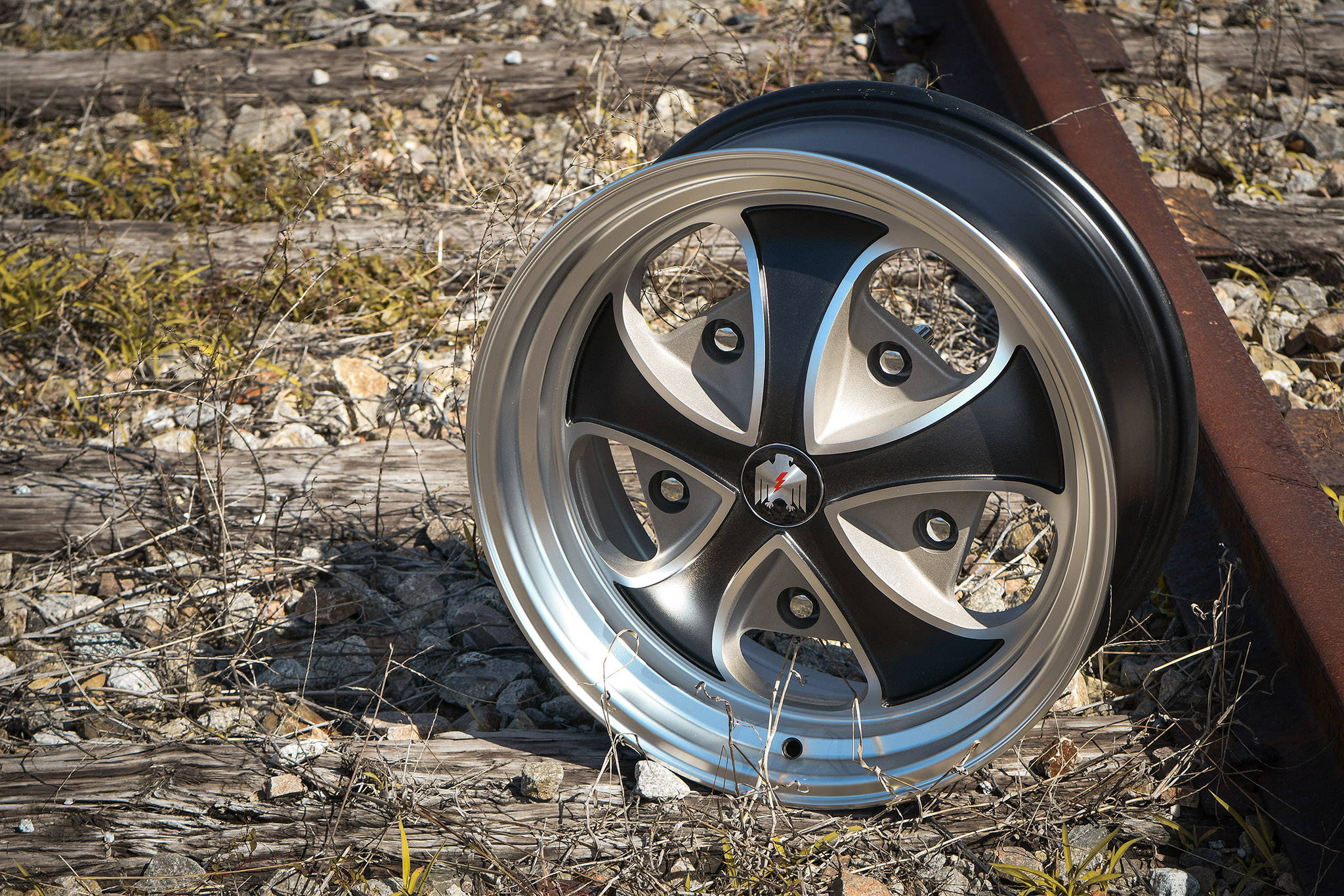 satin black plus vintage klassik rader falcon wheels