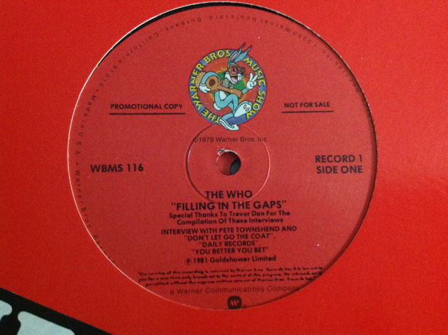 The Who - Filling In The Gaps 2LP Promo Only Interview ...