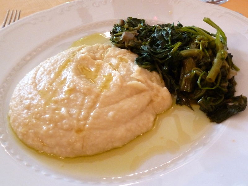 Cours de cuisine Arnesano: De la terre à l'assiette : fèves et chicorées