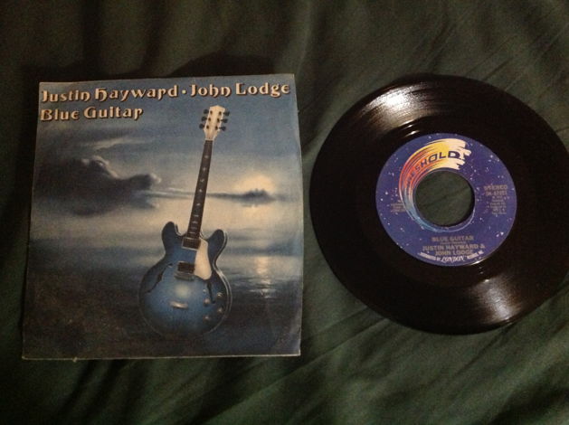 Justin Hayward John Lodge - Blue Guitar 45 With Sleeve