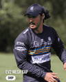 A Norths Devils player wearing an EV2 Customisable Cap with mesh and an EV2 Long Sleeve Training Shirt