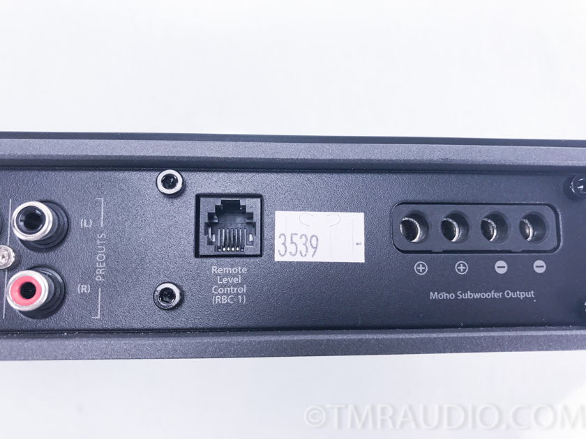 JL Audio RD500/1 Mono Car Subwoofer Amplifier (3539)