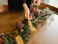 steps to set up holiday dining table