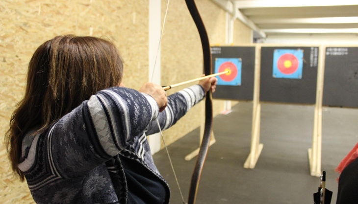 bg bogenparadies ziele gespannt frau