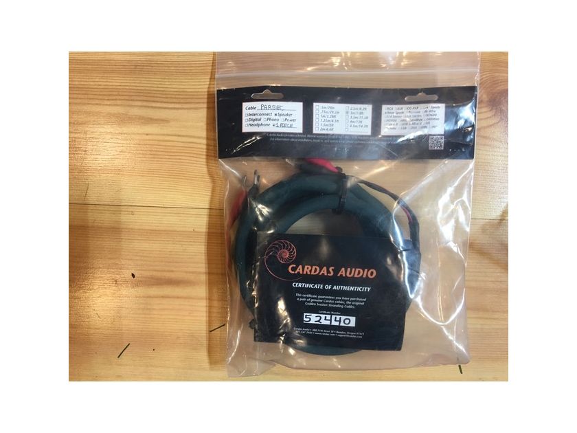 Cardas Audio Parsec Speaker Cable 3 Meter Single and a Pair of 4 Meter - WOW !