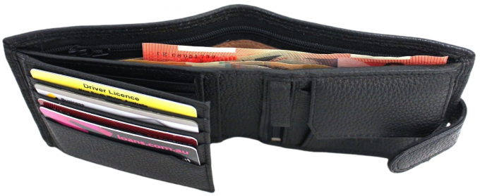 Quality Full Grain Cow Hide Leather Wallet Style 11020 - Image 5