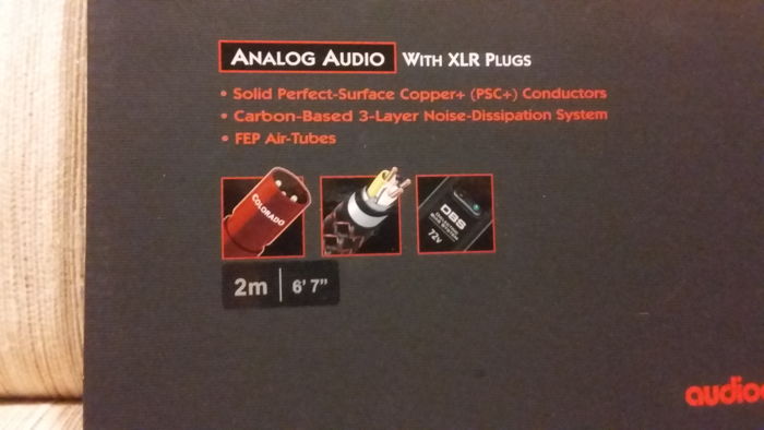 Audioquest Colorado 2m XLR, 72V New condition