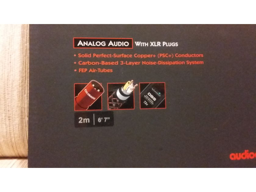 Audioquest Colorado 2m XLR, 72V New condition