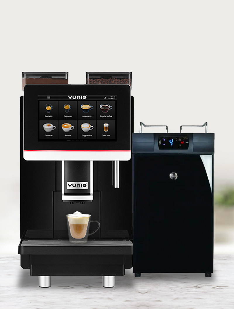 Yunio X90 met verse melk