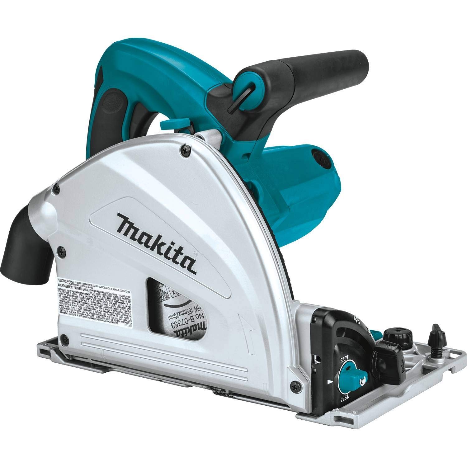 Makita SP6000J Plunge Circular Saw vs Wen 10Amp Sidewinder Circular Track Saw Slant