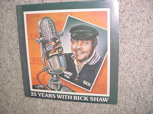 SEALED 25 Years of Rick Shaw lp record - WAXY FM 105.9 ...