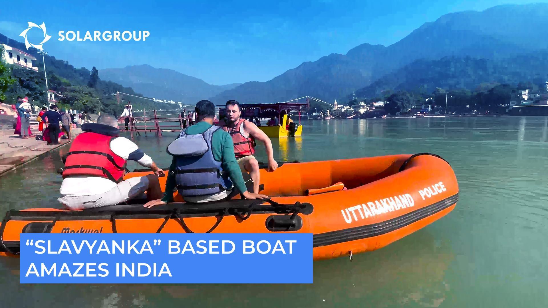 Why did the "Slavyanka" based boat motor amaze Indian business people?