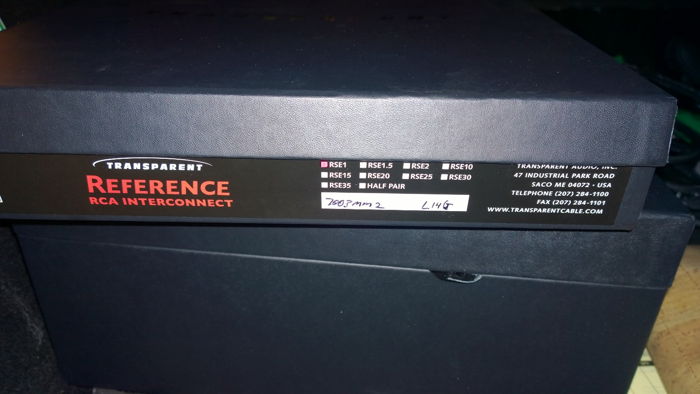 Transparent Audio  Reference MM2 Interconnect 1m - RCA ...