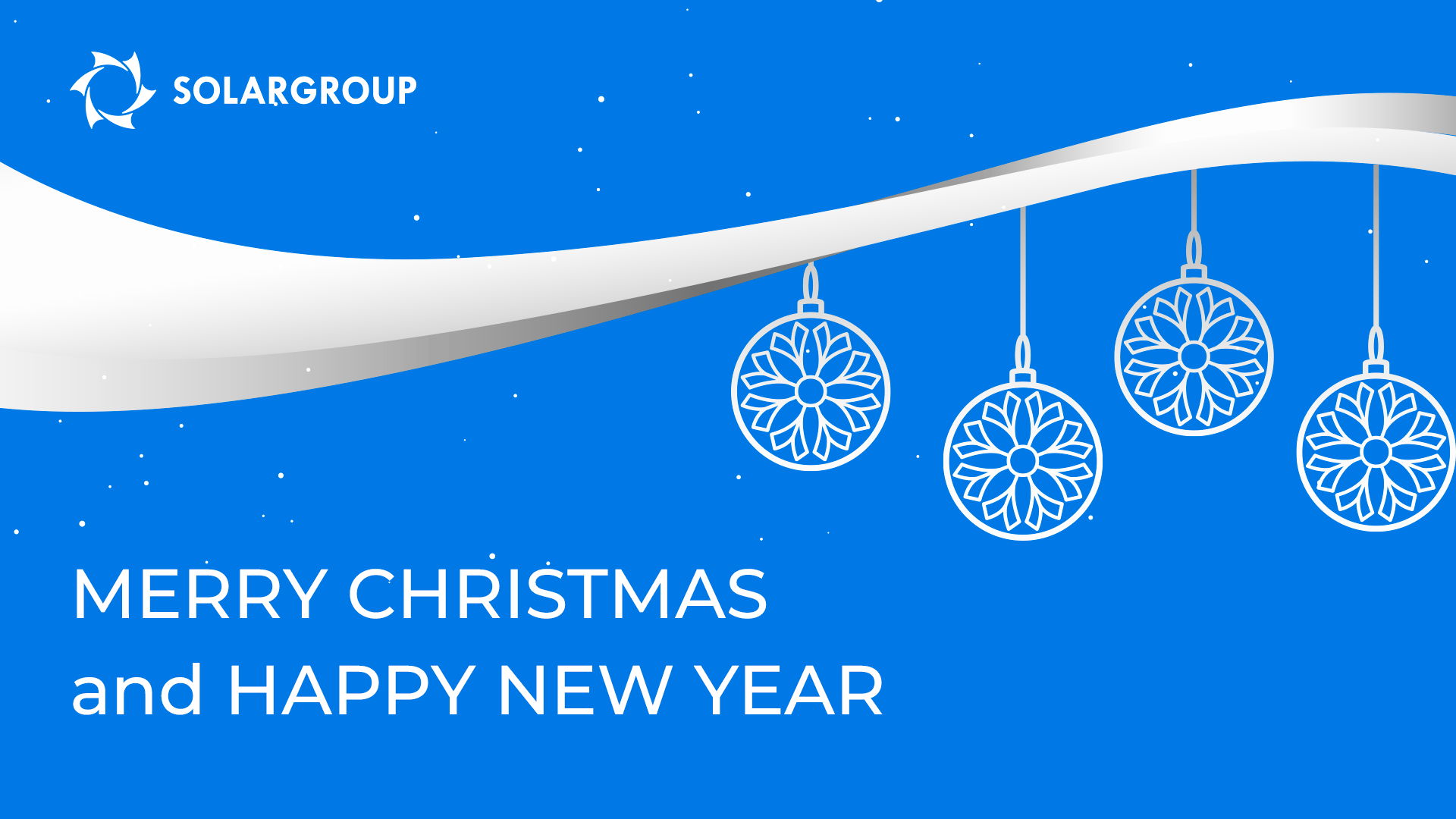 Kellemes Karácsonyt és boldog Új Évet!