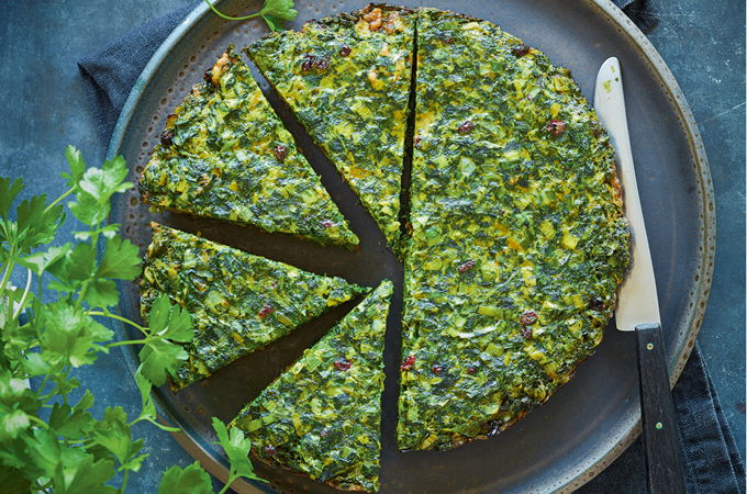 Persian Herb Frittata (Kuku Sabzi)