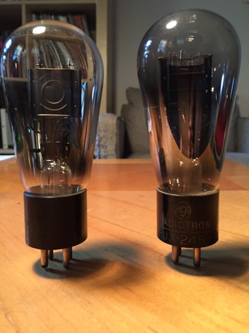 RCA 45 Globes - NOS matched pair