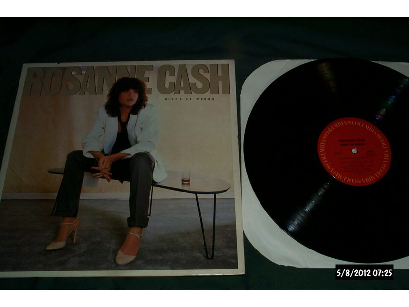 Roseanne Cash - Right Or Wrong LP NM
