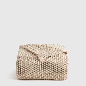 Cotton Fisherman Throw (Natural)