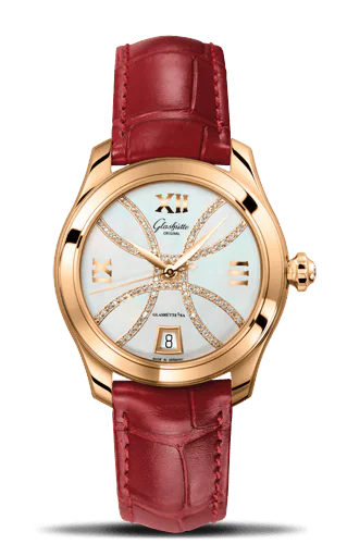 Lady Serenade Rose Gold / MOP - Index Line / Alligator