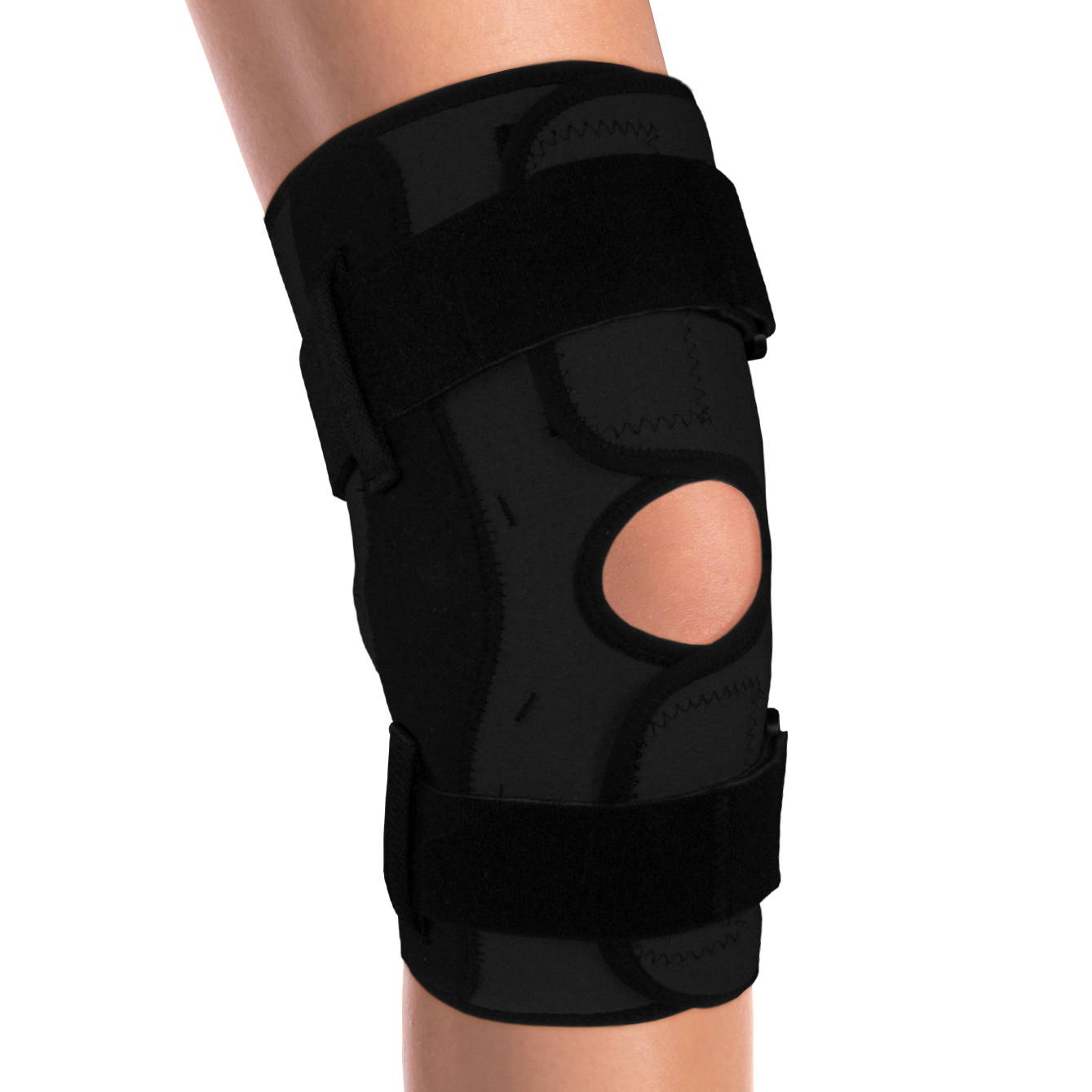 0311 / NEOPRENE KNEE STABILIZER WRAP - HINGED BARS