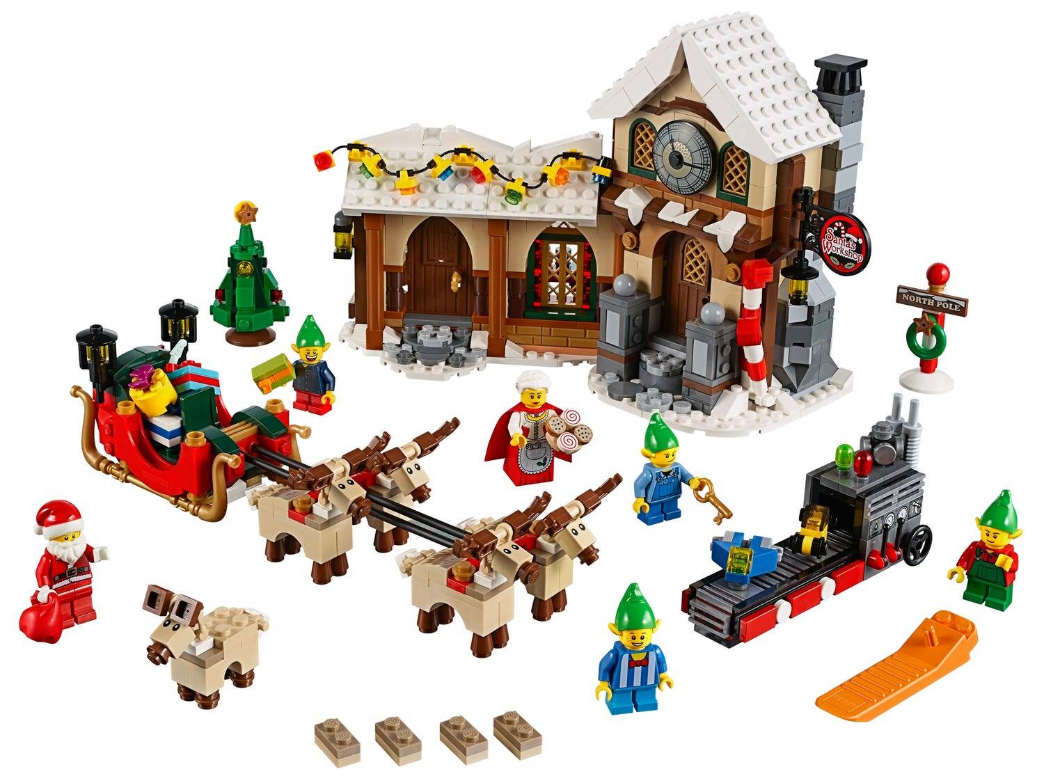 Santa’s Lego Workshop Town