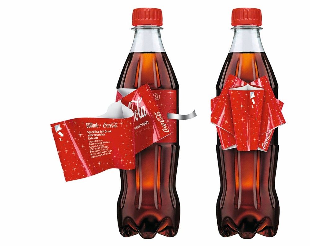 The Dieline Awards 16 Outstanding Achievements Coca Cola Bow Label Dieline Design Branding Packaging Inspiration