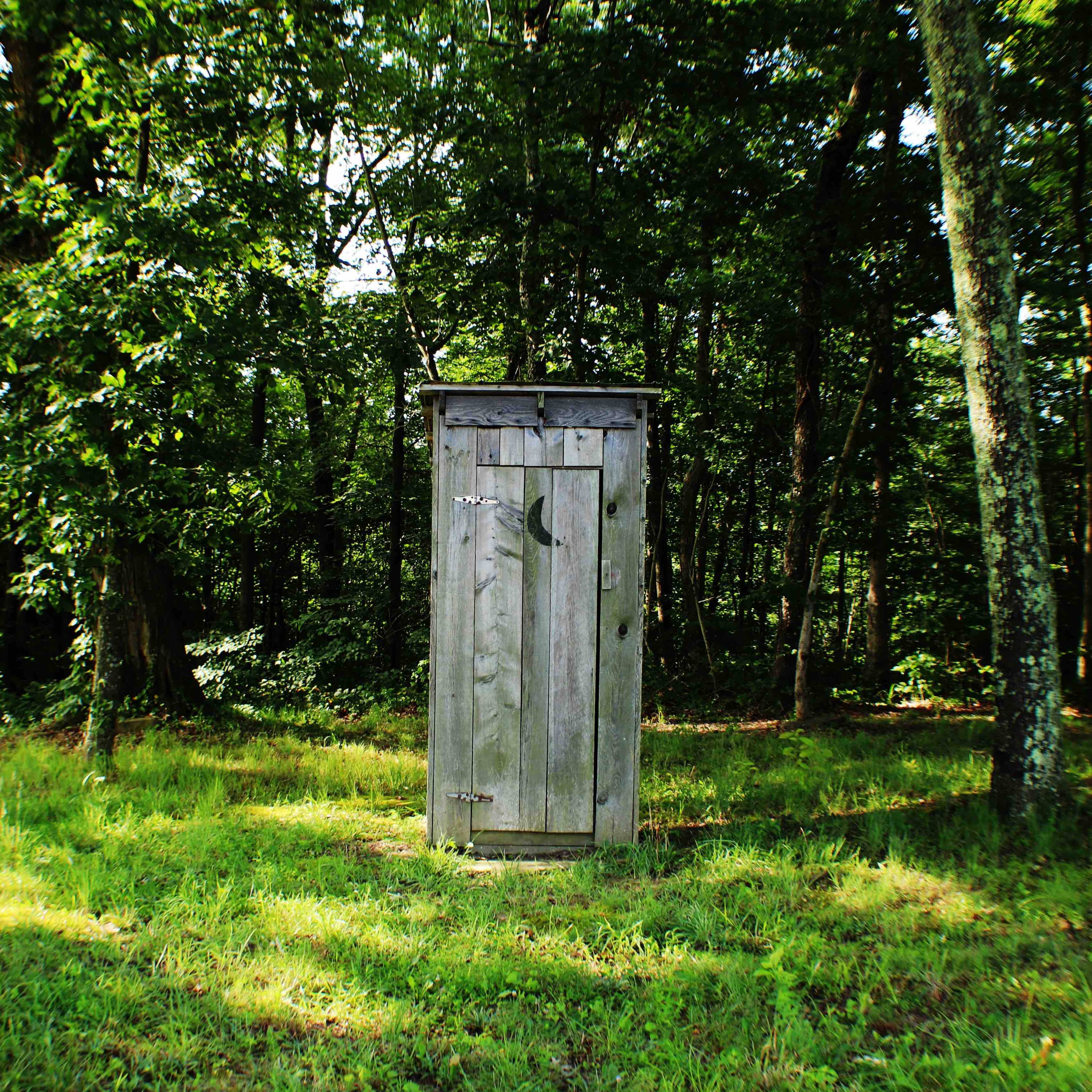 Outdoor toilet shed