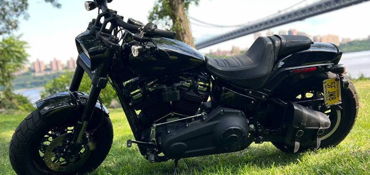 2021 HARLEY-DAVIDSON FXFBS FAT BOB 114 ABS motorcycle for rent near Bergenfield, NJ