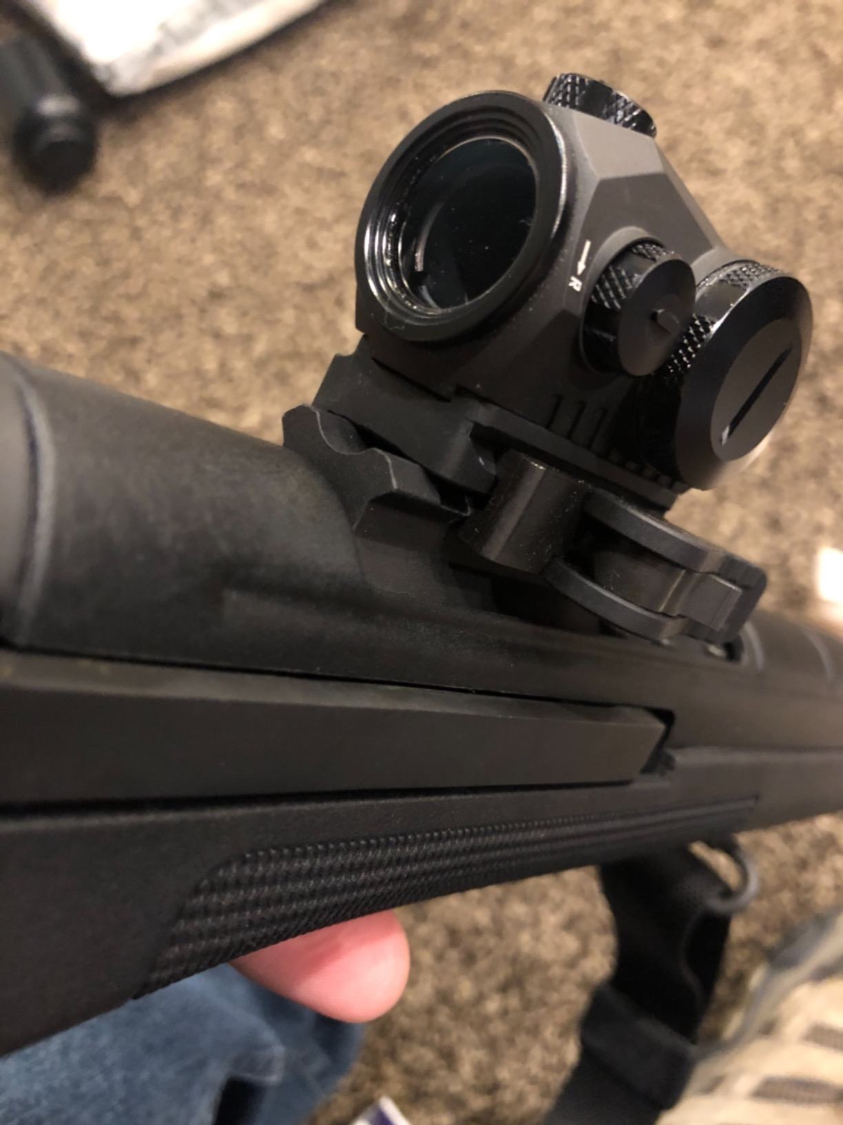Amazon.com : American Defense AD-T1-L STD Riflescope Optic Mount, Black : Sports & Outdoors