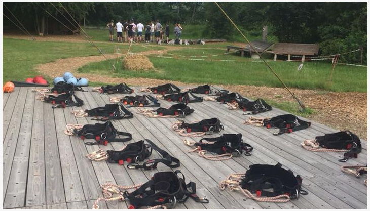 querfeldein hochseilgarten sicherheitsausrüstung