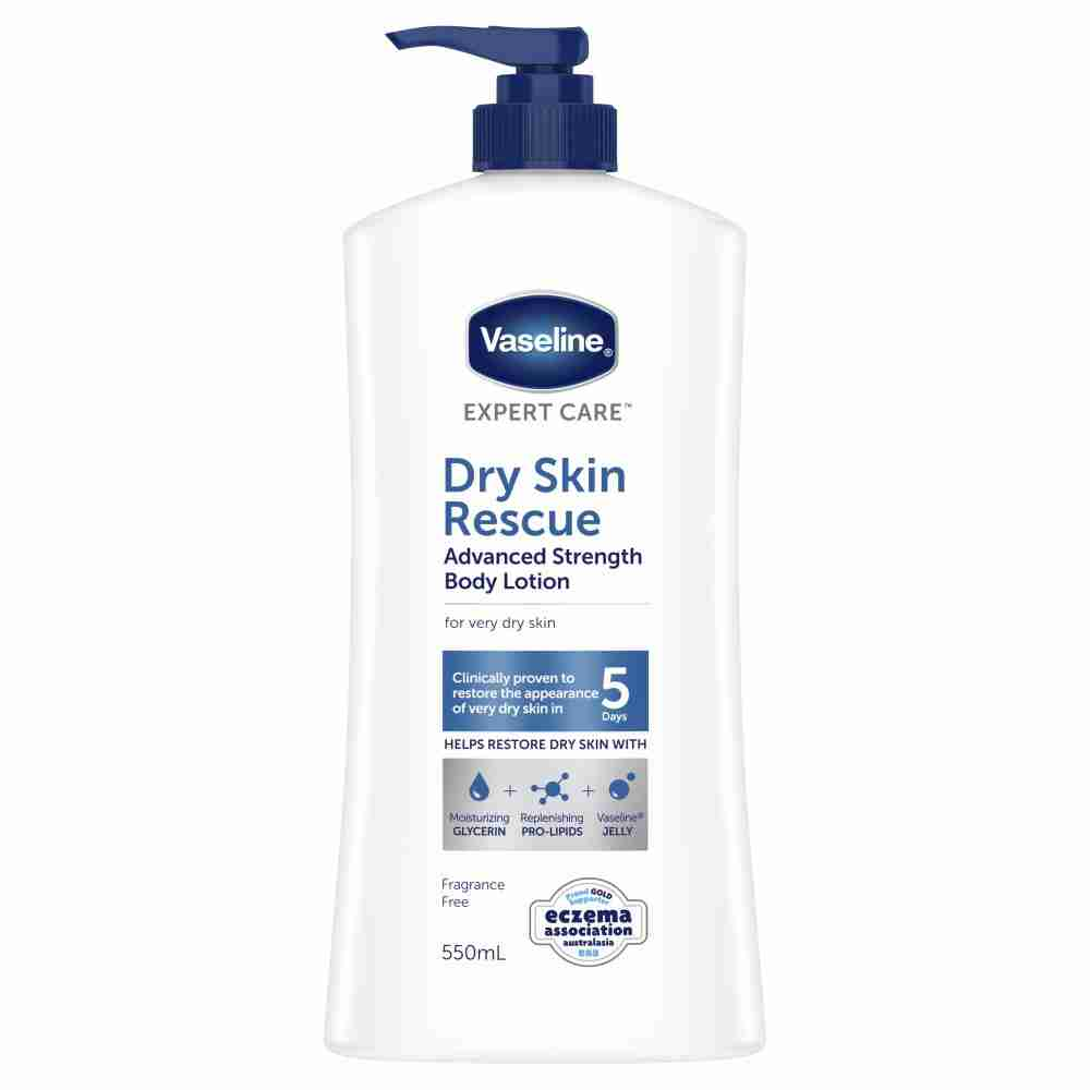 Vaseline Expert Care Body Lotion Advanced Strength Dry Skin Rescue 550 Ml - Image 2