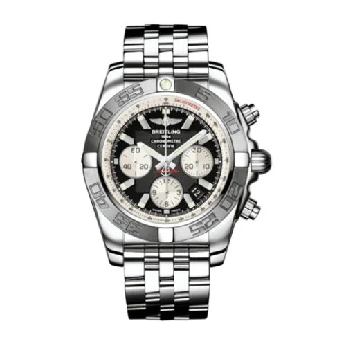 Chronomat 44 Stainless Steel / Black / Bracelet