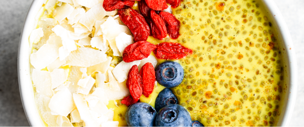 Golden Milk Chia Pudding 3 - TURMERIC SuperShot