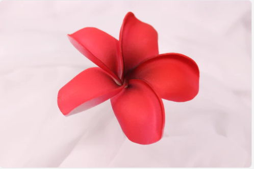 Passion Red Frangipani Real Touch Frangipani Real Touch (6 Pack) - Realistic Artifical Flowers - Image 4