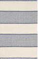 cotton white and blue nautical striped rug