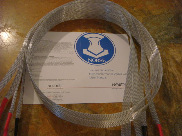 Nordost Tyr 2 (Norse 2) 2m speaker cables