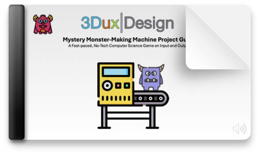 3DuxDesign Mystery Monster Making student powepoint