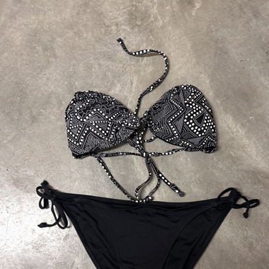 Bikini schwarz / weiss